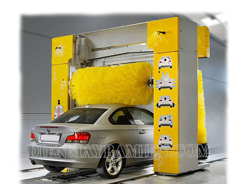 Máy rửa xe ô tô tự động có giá thành khá lớn